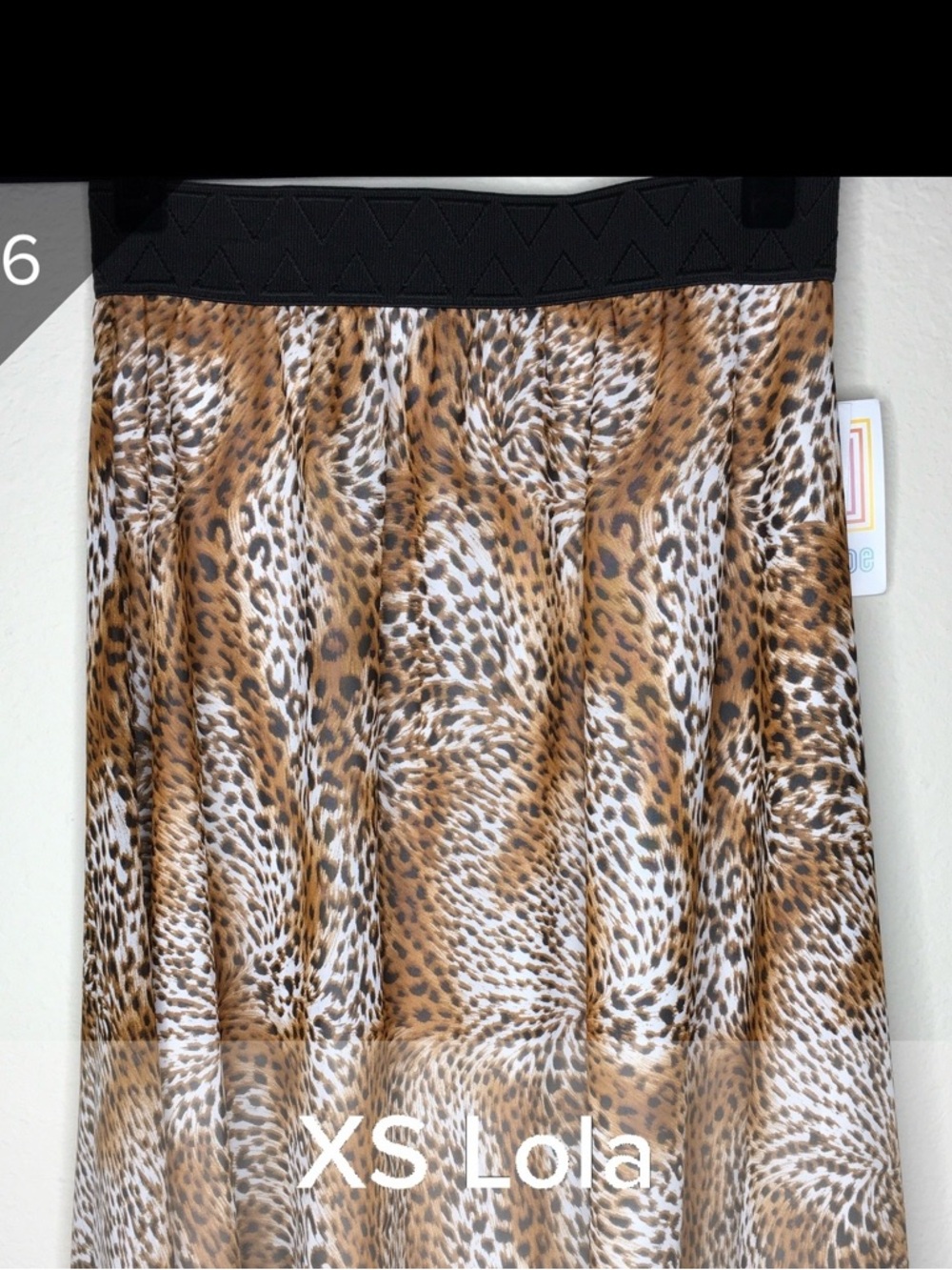LuLaRoe Animal Print Lola Skirt in size XS